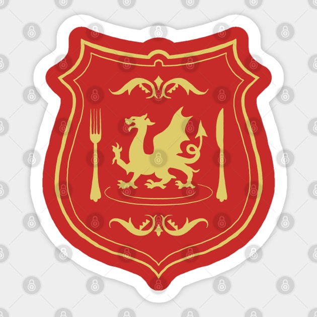 Dungeon Meshi Crest Sticker by malbatross